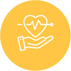 Hands clasping icon.