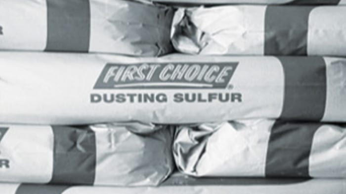 First Choice Dusting Sulfur packages.