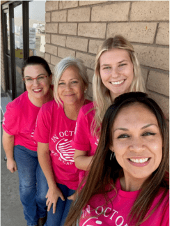Wilbur-Ellis women employees taking a selfie